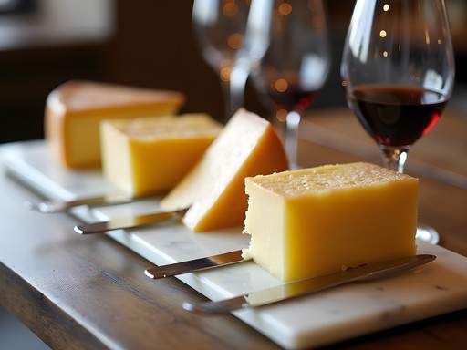 Professional Parmigiano-Reggiano cheese tasting in traditional Bologna enoteca