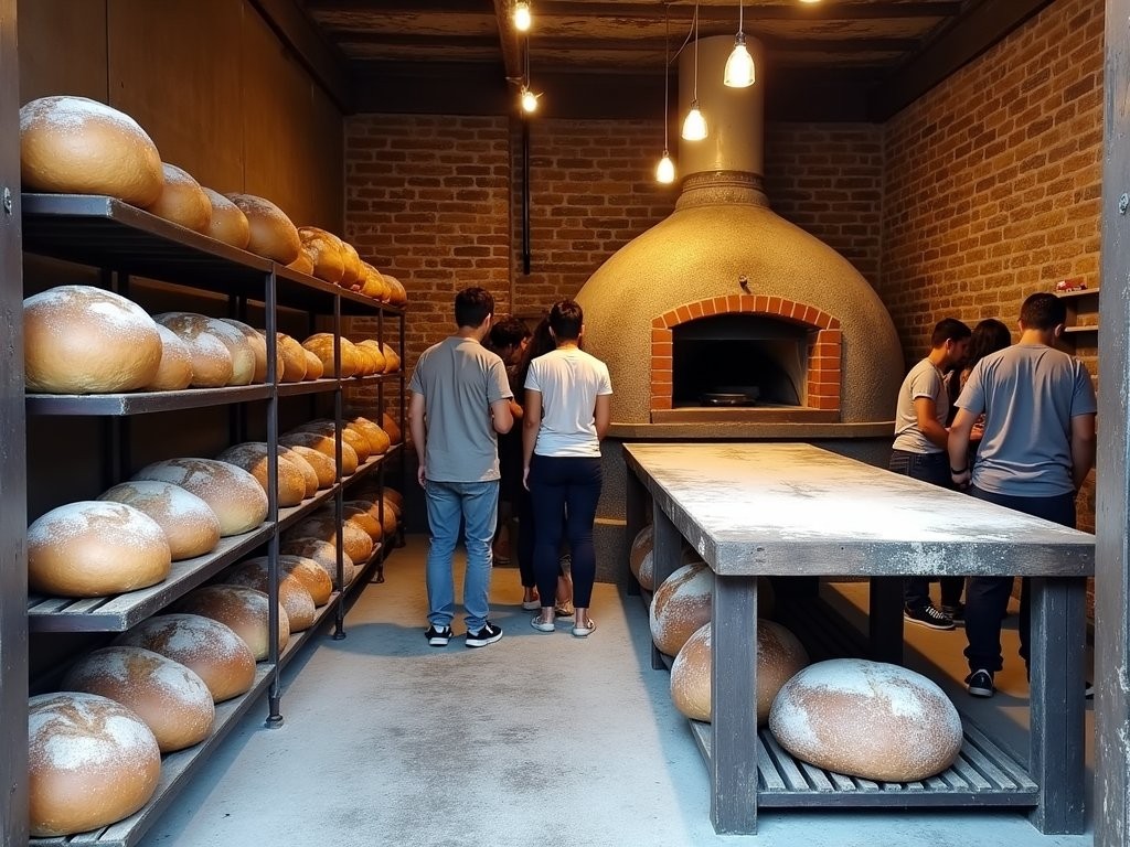 Underground artisanal bakery in Observatory Cape Town with wood-fired oven