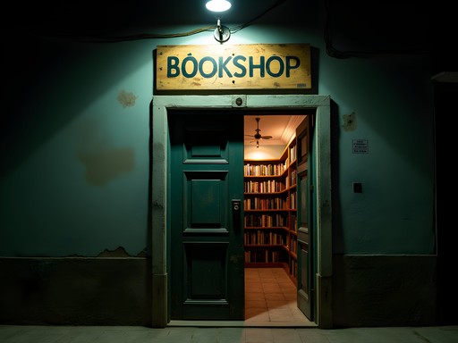 Concealed entrance to La Biblioteca speakeasy in Cúcuta