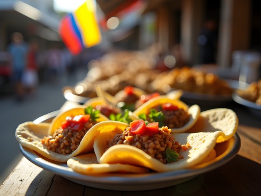 Colombian-Venezuelan fusion cuisine at Mercado Público La Sexta in Cúcuta