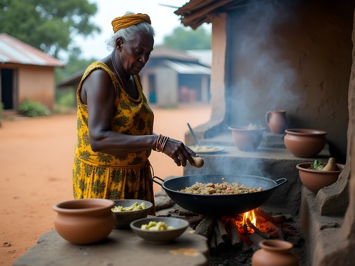 Traditional cooking lesson with local family in Dolisie