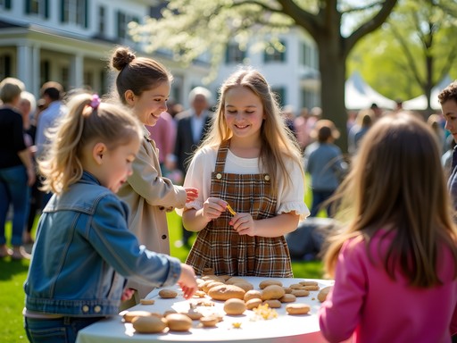 Multi-generational community gathering at Glasgow Heritage Festival with craft demonstrations and historical activities