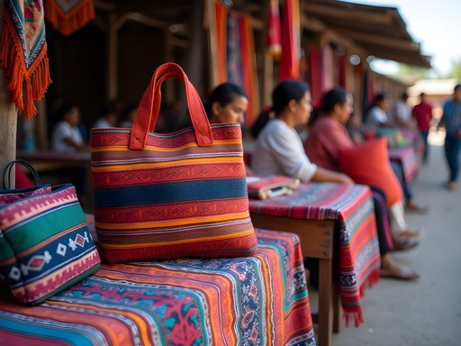 Colorful handicrafts and local vendors at Las Pulgas market in Maracaibo