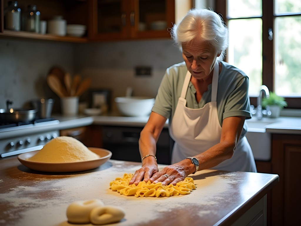 Authentic pasta-making class with Italian grandmother in Rome
