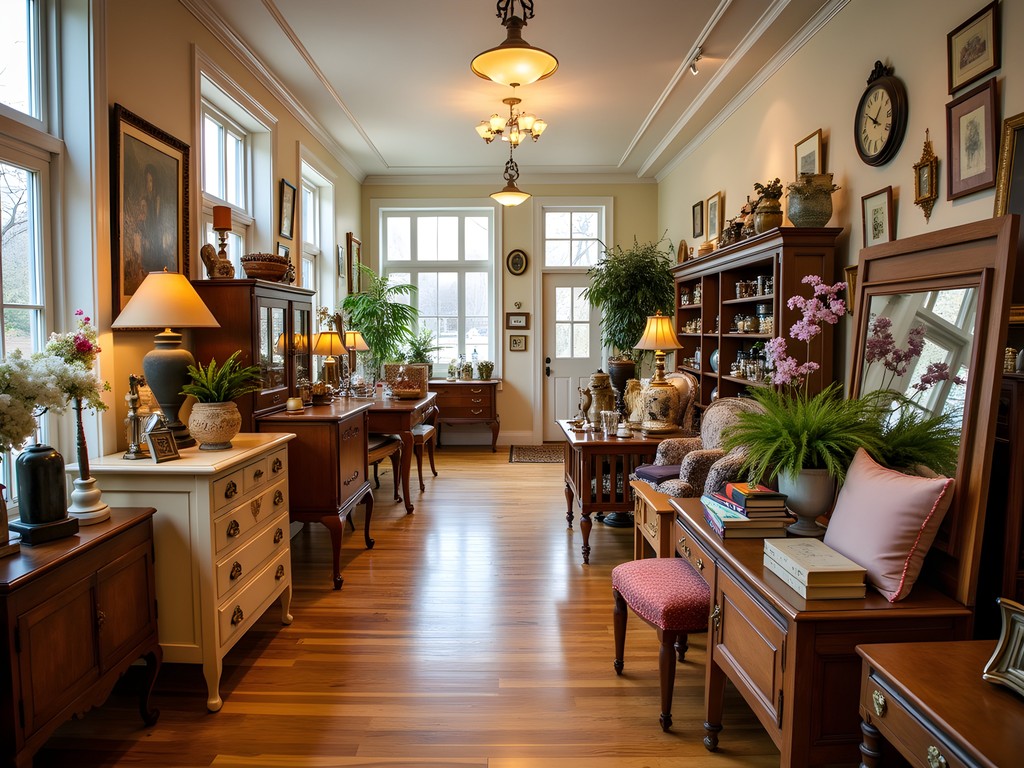 Vintage shopping at antique market in Sandy Springs