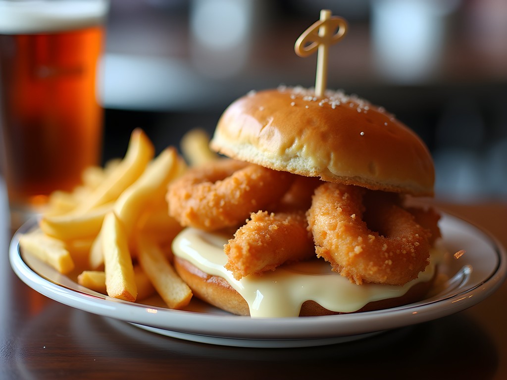Famous Shrimp Buster sandwich at Herby-K's restaurant in Shreveport