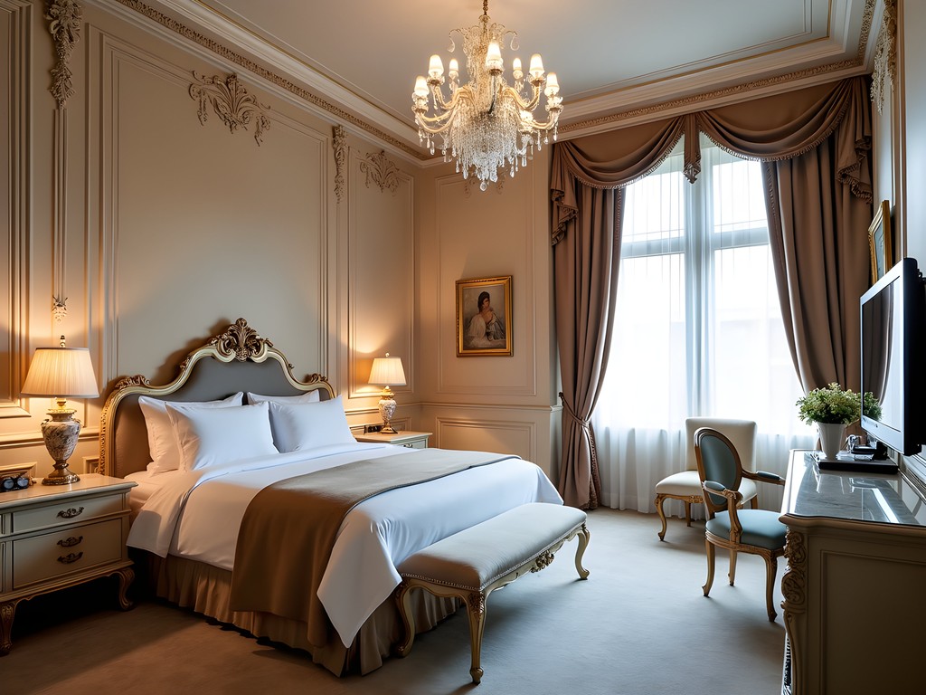 Luxurious suite interior at Grand Hotel Continental Bucharest with ornate furnishings