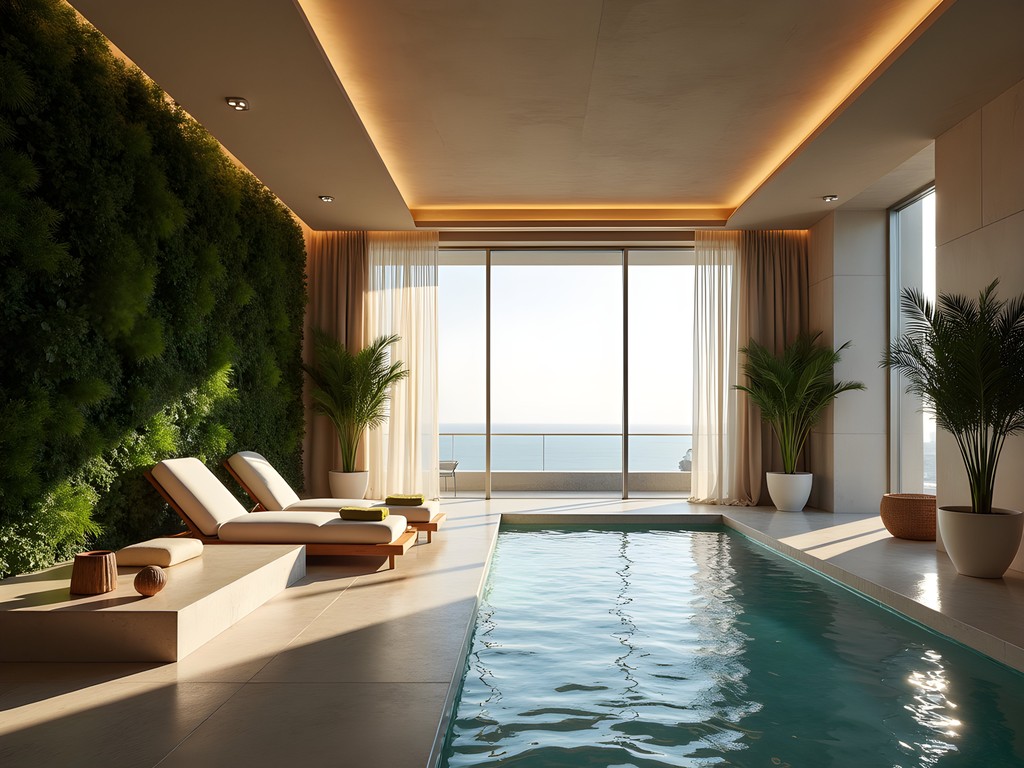 Exclusive wellness sanctuary with biophilic design elements at The Pearl-Qatar