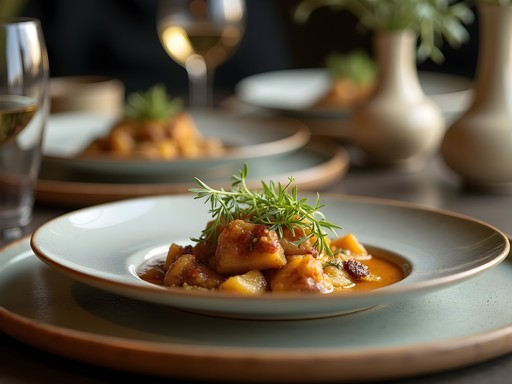 Exclusive private therapeutic dining experience in Doha with traditional Arabic medicinal herbs and modern presentation