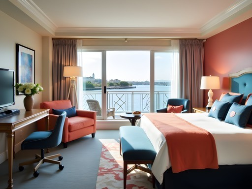 Luxury suite with harbor view at Hamilton Princess & Beach Club in Bermuda