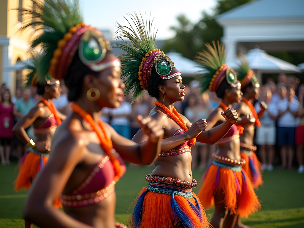 Exclusive private Gombey dance performance in Hamilton, Bermuda