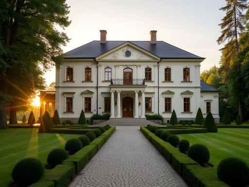 Elegant historic manor house accommodation near Klaipeda with luxury amenities