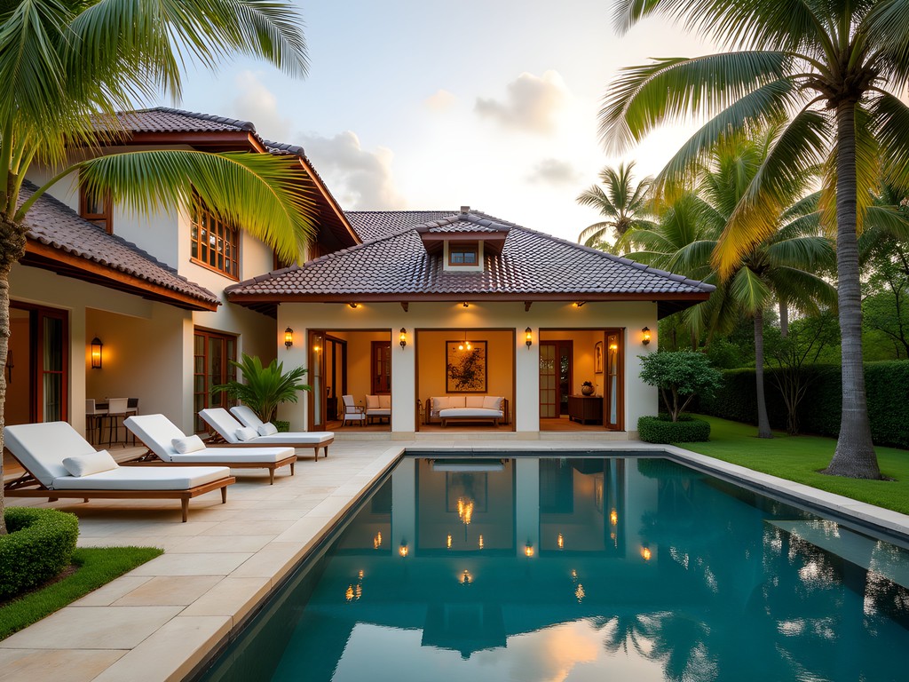 Luxury garden villa with private pool at Casa de Campo resort in La Romana