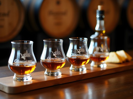 Luxury bourbon tasting flight with artisanal Kentucky cheeses in a private tasting room