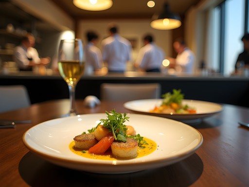 Elegant chef's table experience at Mahonia restaurant in Manama