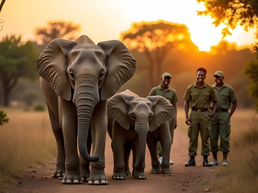 Exclusive evening elephant encounter at Sheldrick Wildlife Trust with baby elephants and keepers