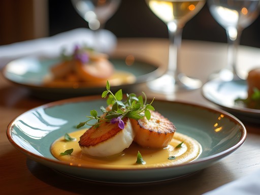 Elegant private dining experience featuring sustainable Creole cuisine in New Orleans