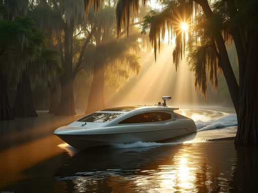 Zero-emission luxury boat tour through Louisiana cypress swamps with conservation focus