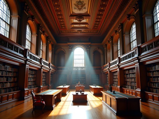 Elegant interior of the Morgan Library during private morning tour