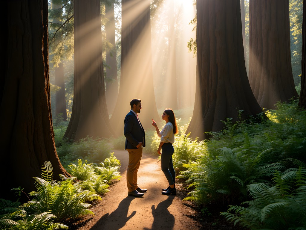 Private guided hike through towering redwoods in Oakland's Redwood Regional Park
