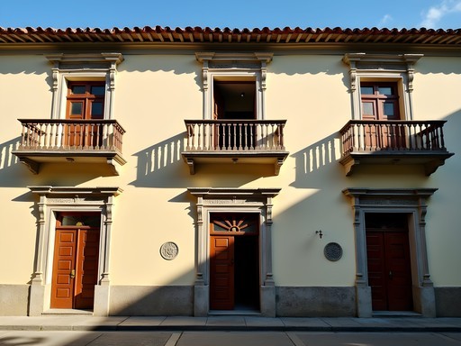 Robert Hayes examining Portuguese colonial architecture in Santo António, Principe Island