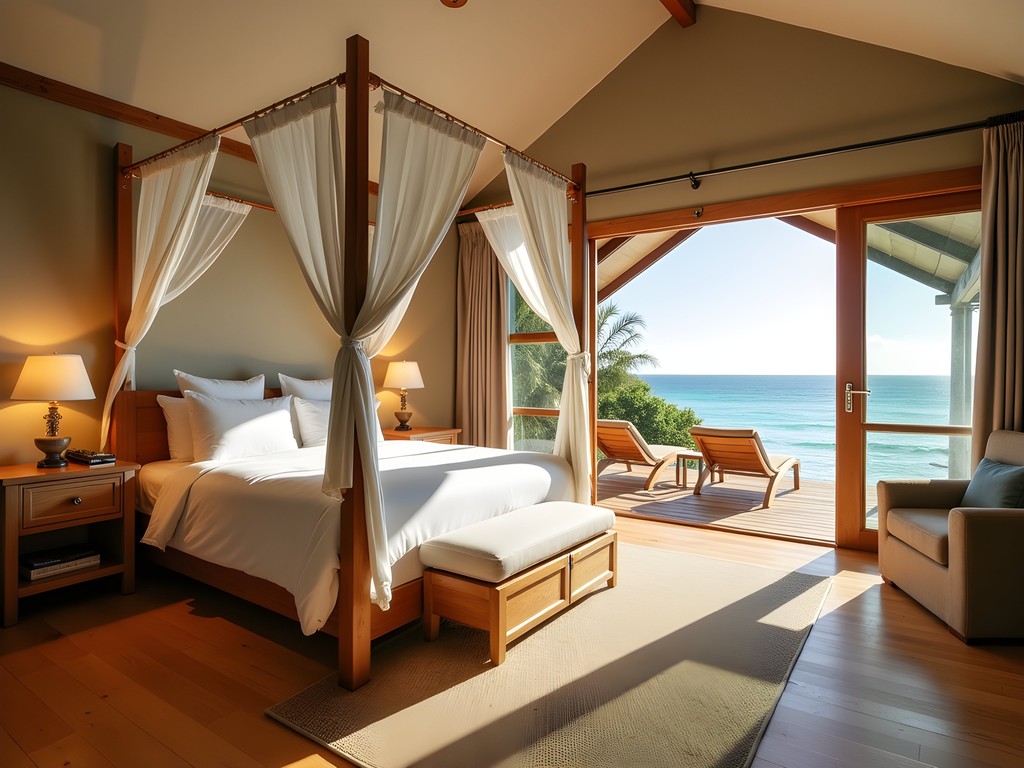 Luxury tented villa at Sundy Praia resort on Principe Island