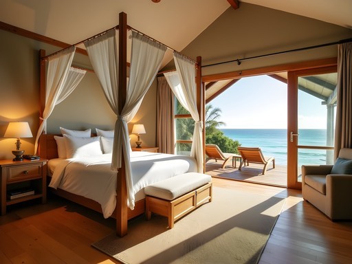 Luxury tented villa at Sundy Praia resort on Principe Island