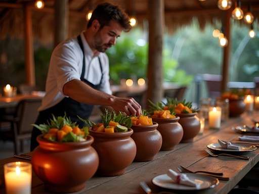 Sustainable fermentation practices in luxury Tulum restaurant