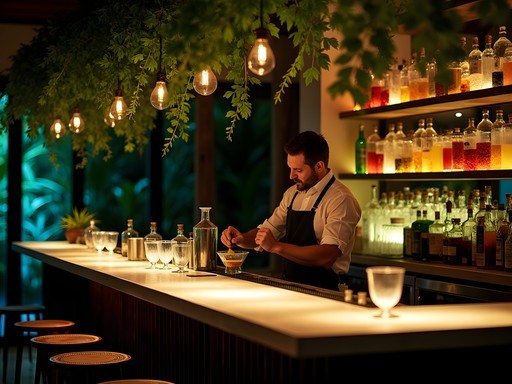 Sustainable mixology at luxury speakeasy in Tulum