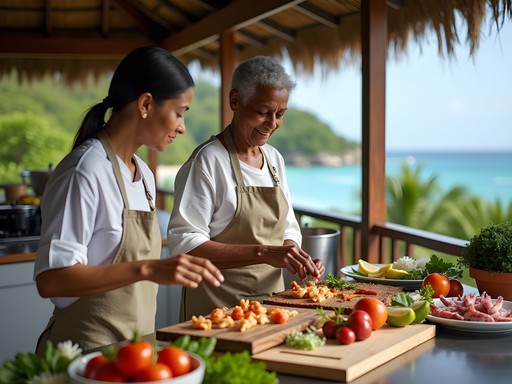 Private Creole cooking class with local chef at luxury resort in Victoria, Seychelles