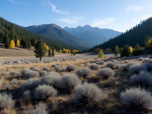 View of Tularosa Basin showing ecological transition from desert floor to mountain forests