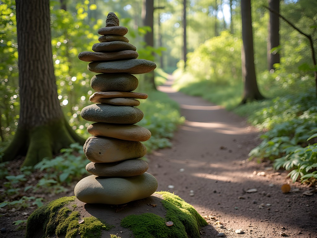Traditional Kanak marker on Mount Humboldt trail