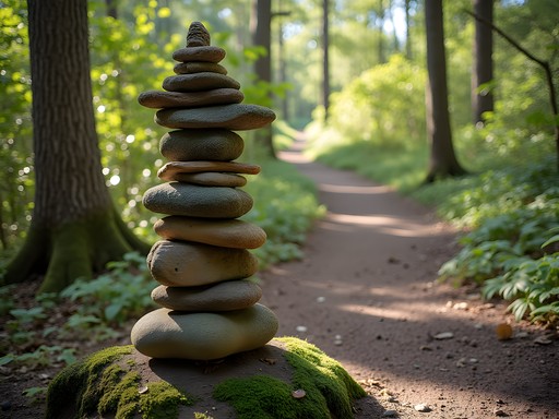 Traditional Kanak marker on Mount Humboldt trail