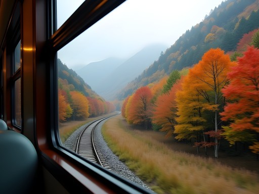 Scenic train journey from Tokyo to Nikko with mountain views
