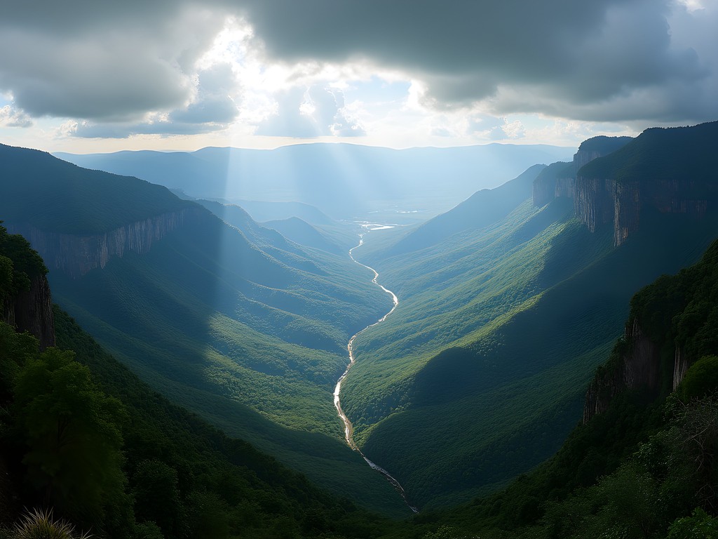 Panoramic view from Madidi Traverse showing mountains meeting Amazon rainforest
