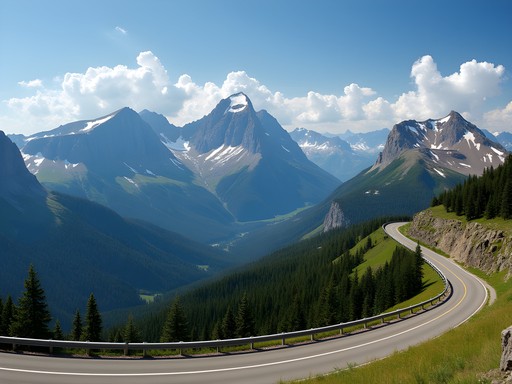 Sweeping view from Trail Ridge Road in Rocky Mountain National Park