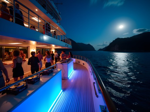 Exclusive Midnight Horizon yacht party off the coast of Bisée, Saint Lucia