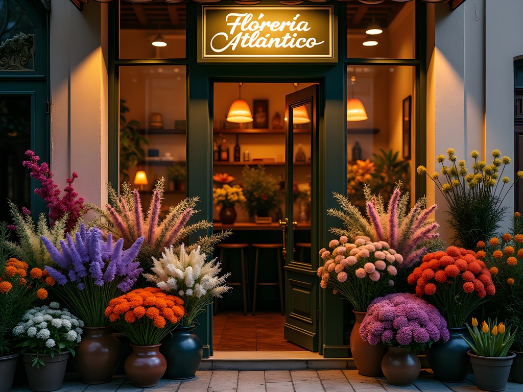 Secret entrance to Florería Atlántico speakeasy through flower shop