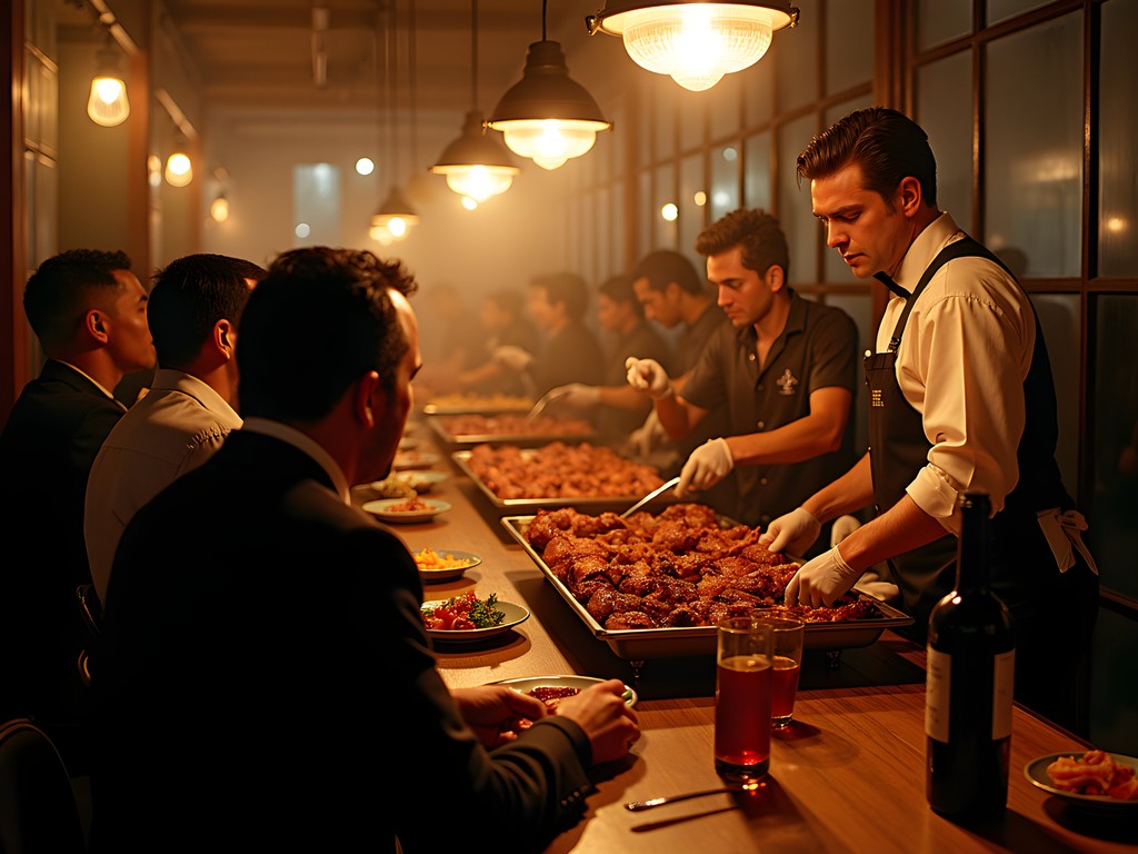 Bustling Buenos Aires steakhouse serving full meals at 3 AM