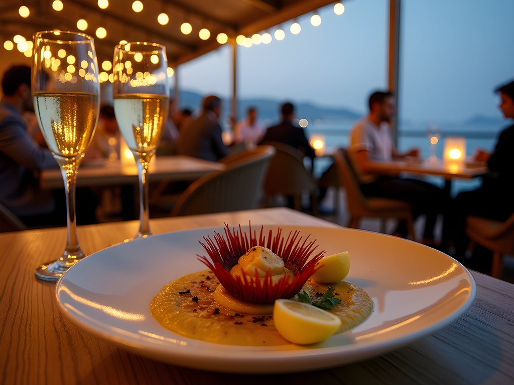 Elegant late-night seafood dining experience along Byblos coastline