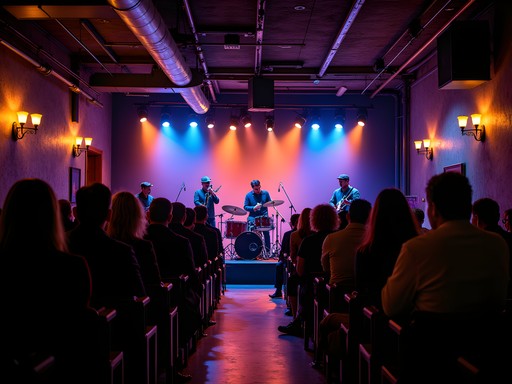 Live jazz performance at intimate music venue in Columbia Missouri