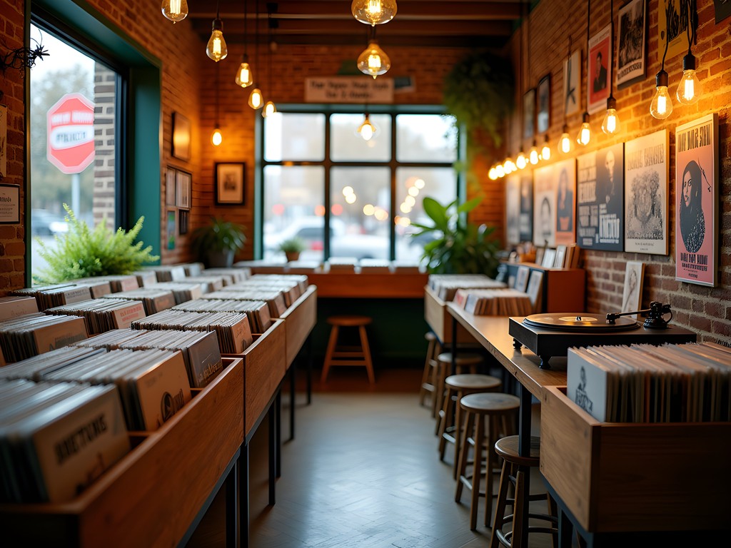 Local record store in Eau Claire Wisconsin with vinyl collection and indie music posters