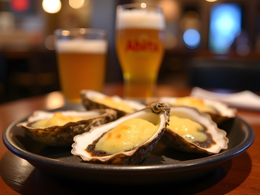 Fresh oyster platter at Harbor Seafood & Oyster Bar in Kenner