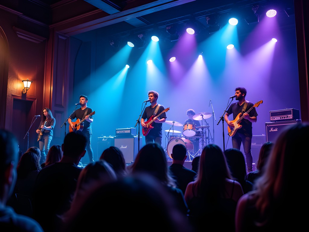 Energetic live music performance at Headliners Music Hall in Louisville with engaged audience