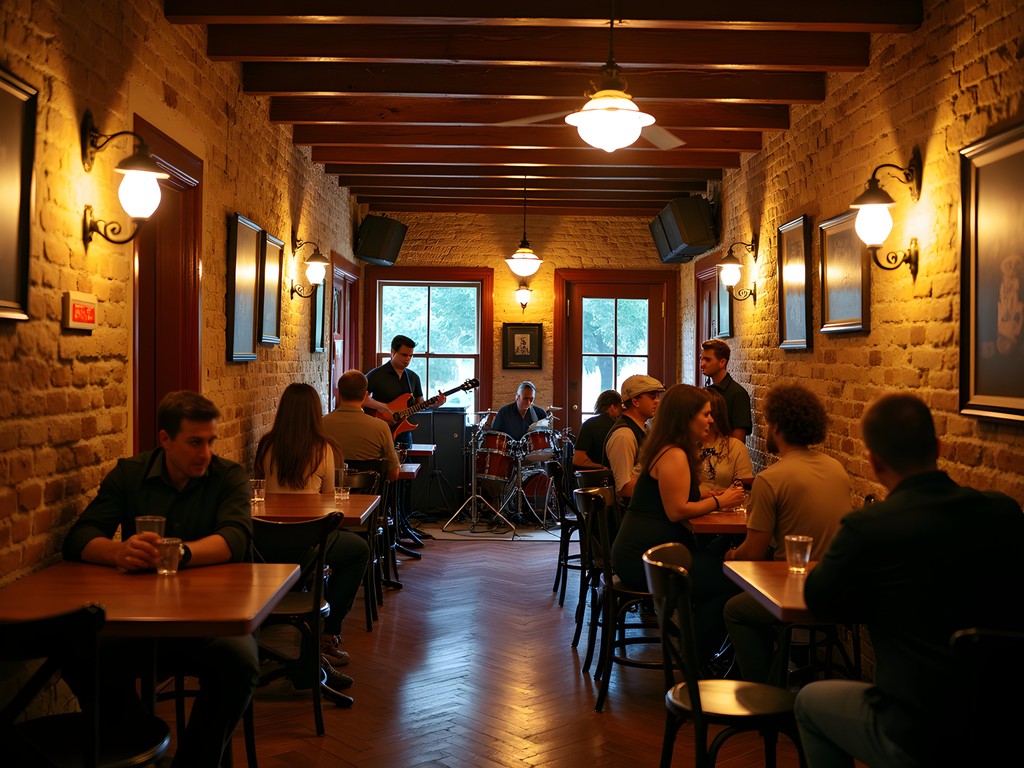 Intimate jazz performance at The Spotted Cat Music Club on Frenchmen Street New Orleans