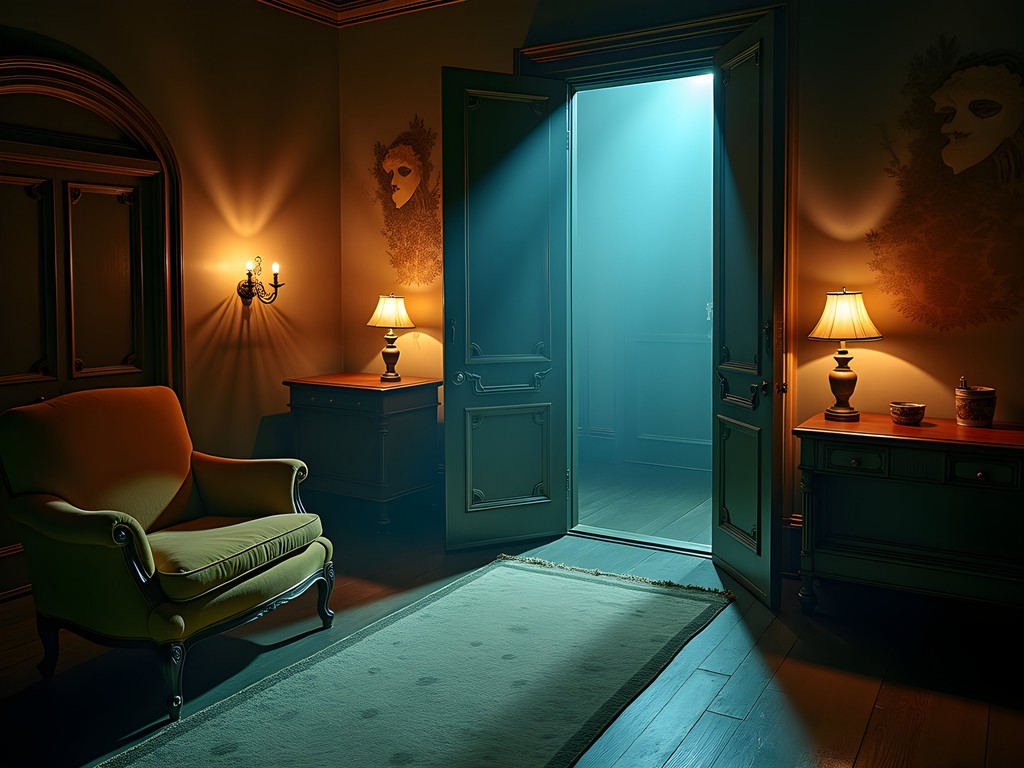 Atmospheric immersive theatrical experience in elaborately designed space