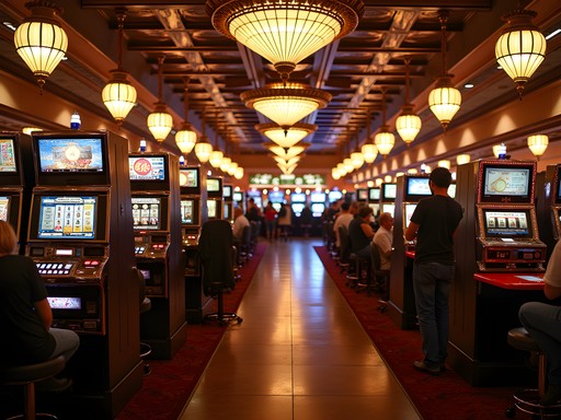 Vintage casino floor at Jerry's Nugget in North Las Vegas