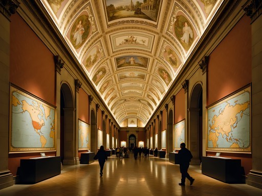 Night visit to the Vatican Museums with illuminated Gallery of Maps
