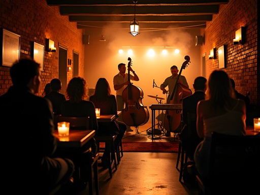 Live jazz performance at Jazz'd Tapas Bar in Savannah Georgia