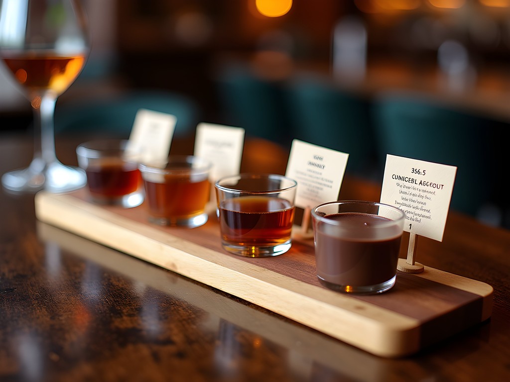 Elegant chocolate and spirit pairing at The Truffle Pig in Suffolk